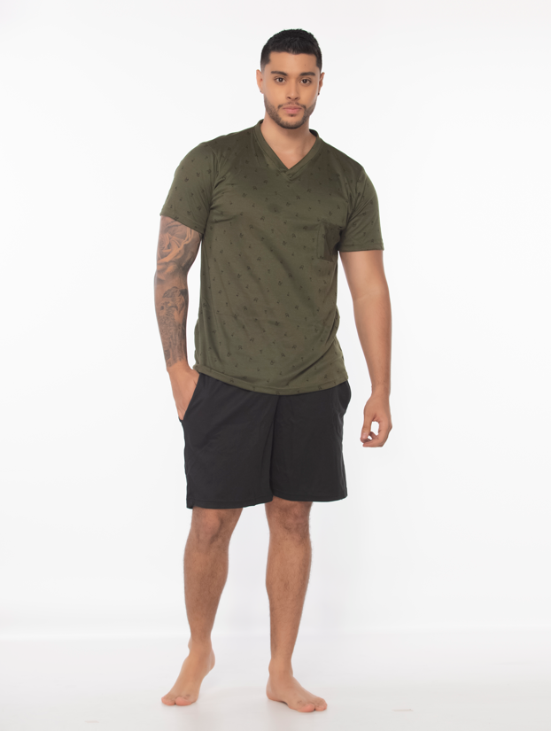 Pijama Bermuda Hombre (RF3301)