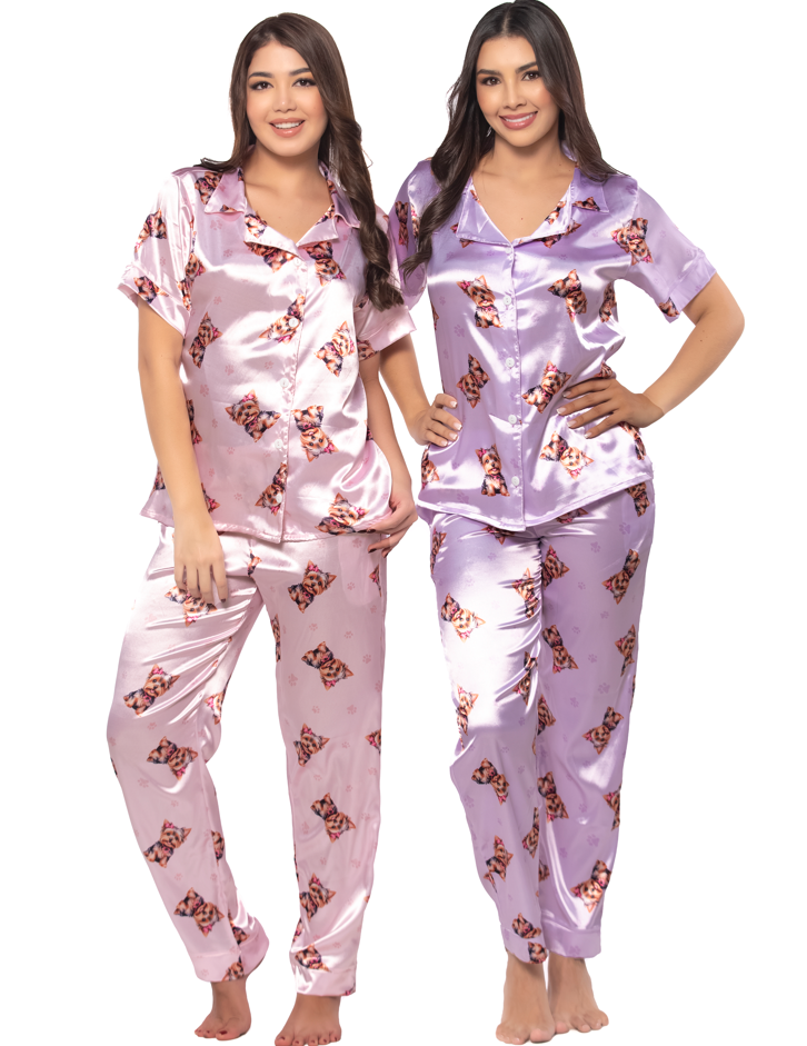 Pijama Pantalón Satín (RF 3663)